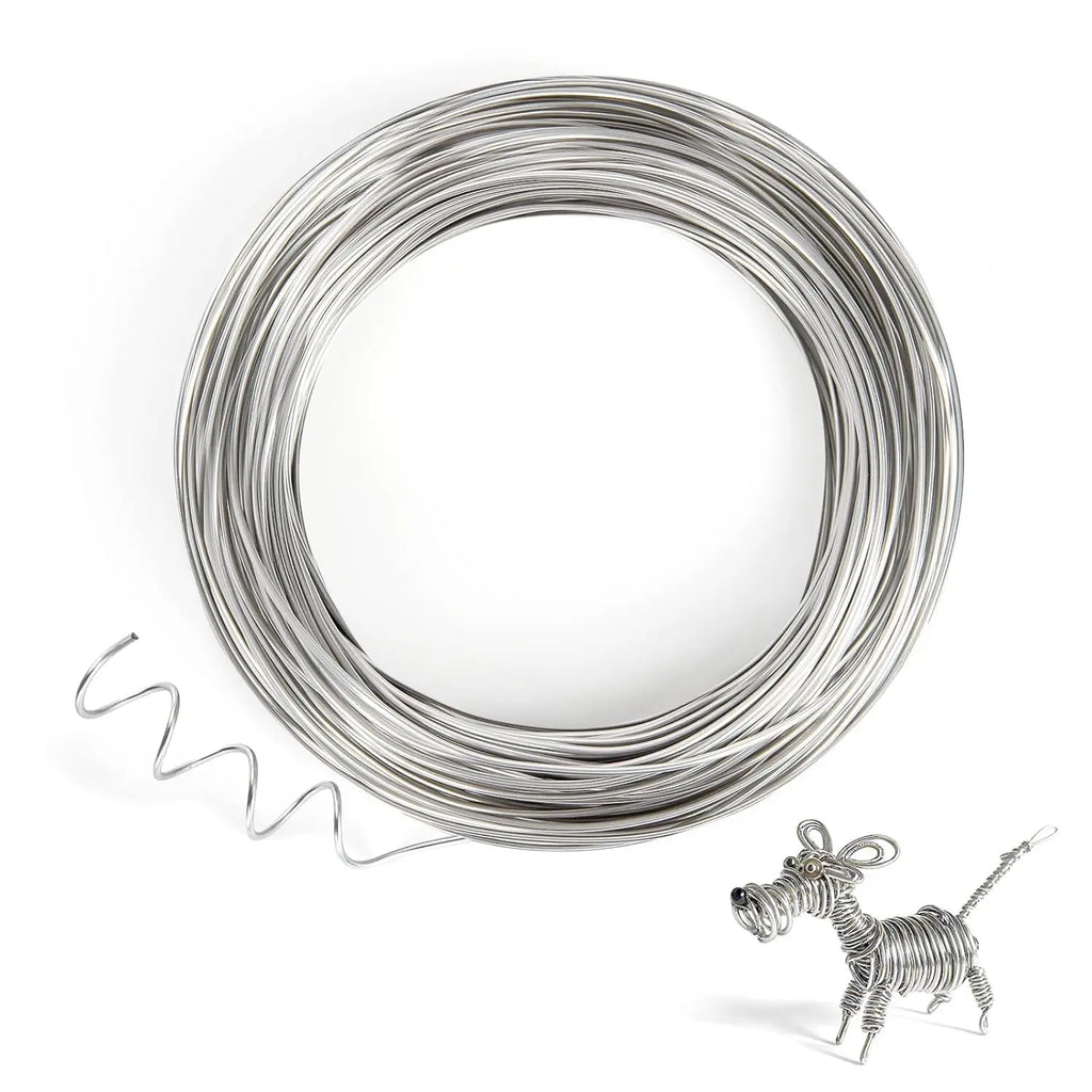 10m/Roll 0.3/0.4/0.5/0.6/0.7/0.8/1.0mm Soft Stainless Steel Bailing Snare Wire for Craft and Jewelry Making Oasis Select