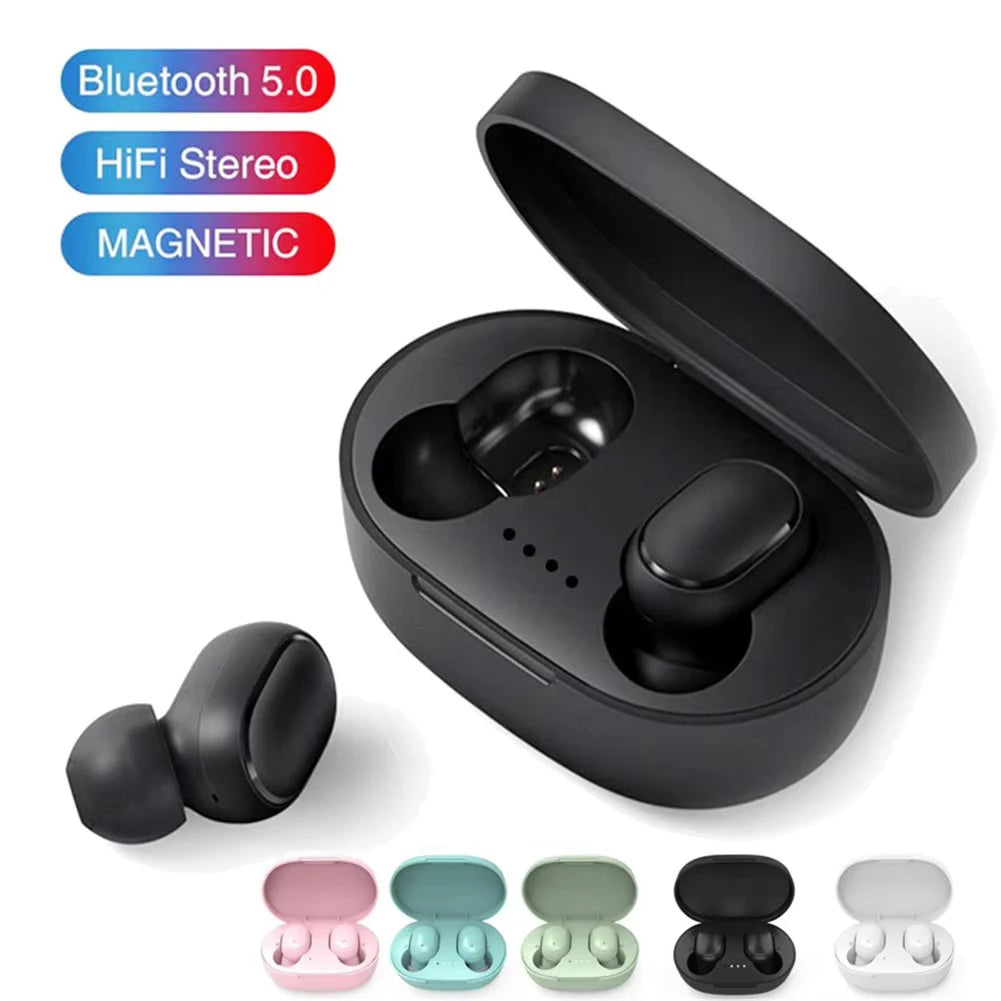 TWS A6S Headset Wireless Earphones Bluetooth Headphones Sport LED Display Touch Stereo Fone Bluetooth Earbuds for Xiaomi Huawei Oasis Select