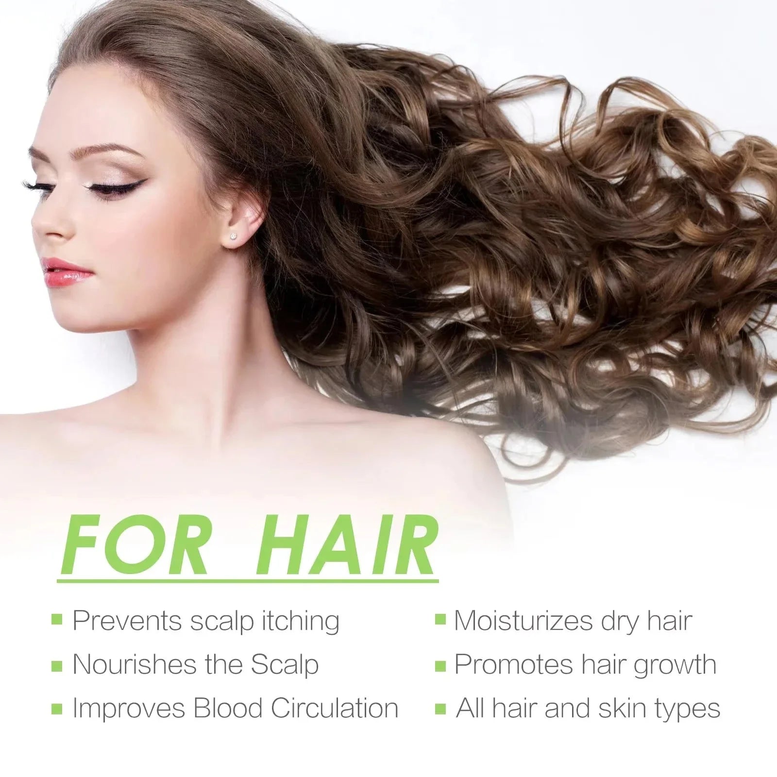 Ginger Hair Growth Serum Spray Scalp Treatment Nourish Hair Root Strengthen Prevent Loss Repair Follicle Smooth Essence Nutrient Oasis Select