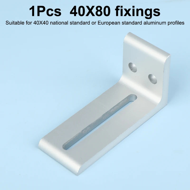 1/2Pcs Aluminum Profile Frame Support Brackets Layer Plate Outer Side Fixing Parts Compatible with 2020 3030 4040 Oasis Select 05