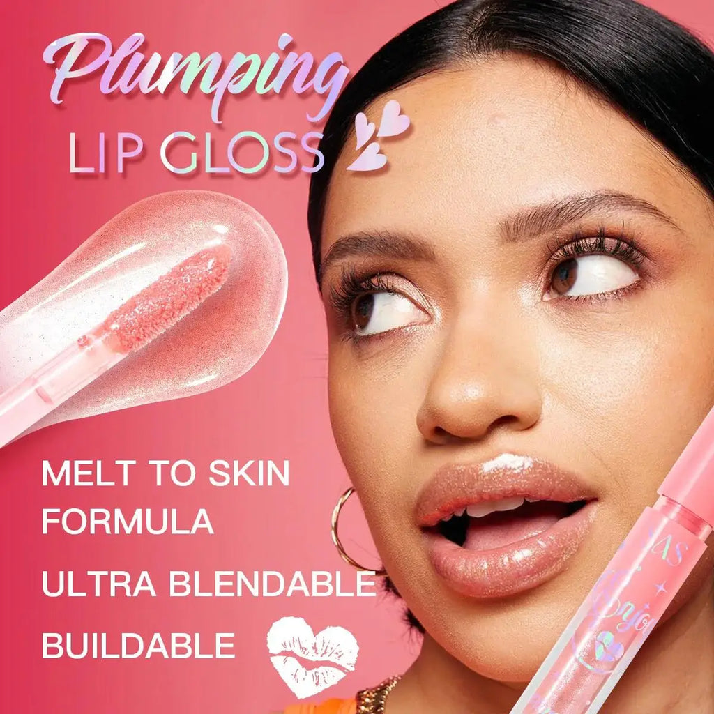 Pearlescent Plumping Lip Gloss – Glittery, Waterproof & Hydrating
