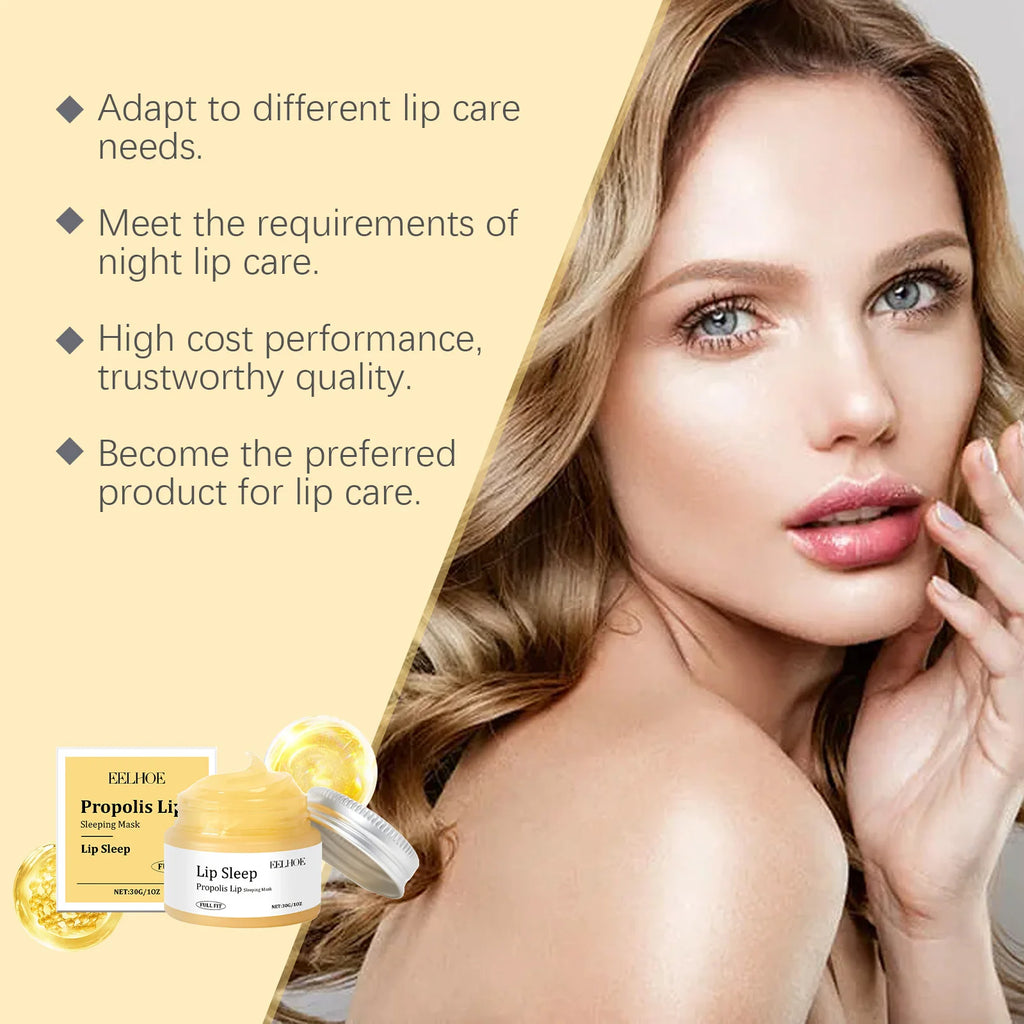 Hoygi Propolis Lip Sleeping Mask – Overnight Lip Repair 30g Lip Sleeping Mask Oasis Select