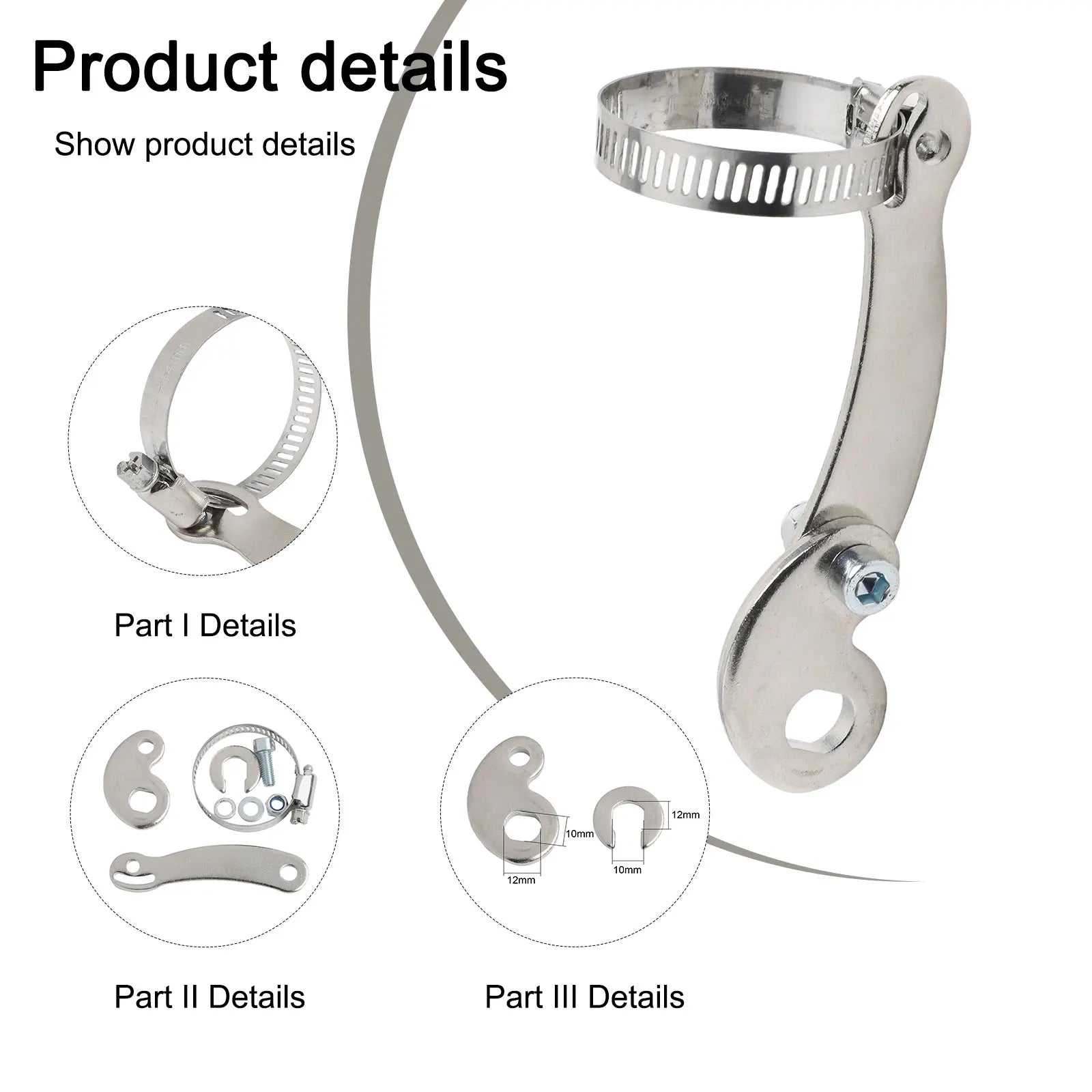Biking Accessories E-Bike Accessories Bicycle Frame Support As Pictures Show Power Transfer Enhancement Rust Resistance Oasis Select