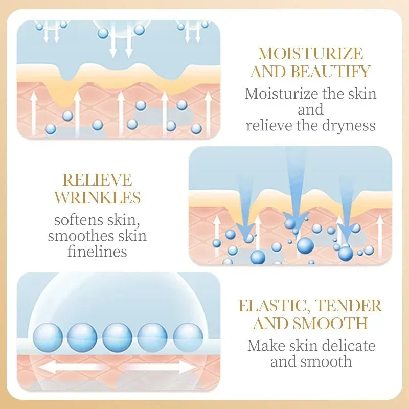10pcs SADOER Collagen Anti Wrinkle Face Mask Moisturizing Anti aging Repair Brightening Facial Masks Skin Care Oasis Select