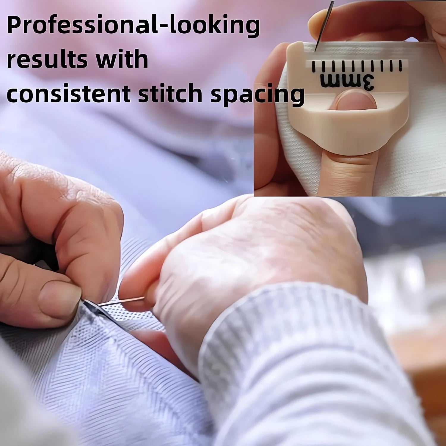Non-Slip Sewing Template Kit for Consistent Stitching - 3mm DIY Sewing Guide Tools, Quilting & Sewing Aids Oasis Select