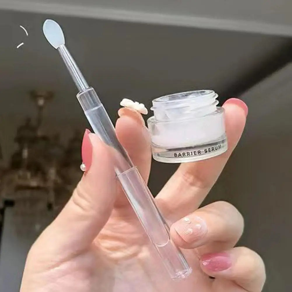 Portable Retractable Makeup Brush With Clear Cap Travel Lip Brush Concealer Brush Soft Fiber Hair Mini Cosmetic Beauty Tools Oasis Select