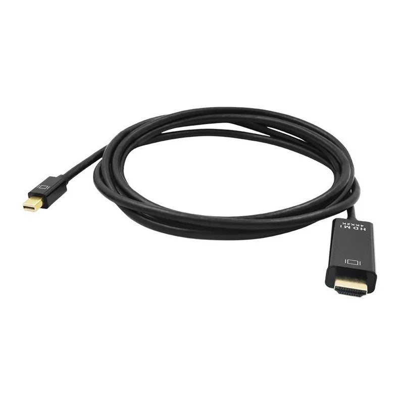 1.8M 4k Mini DP to HDMI-compatible Cable Adapter for MacBook Pro Air Mini DisplayPort Thunderbolt to HDMI Converter Cable Oasis Select