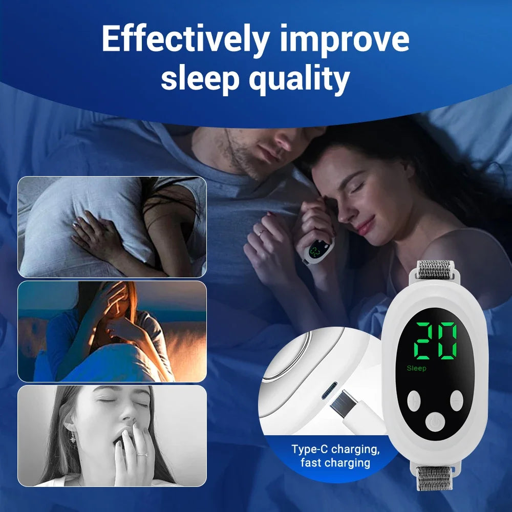 Handheld Sleep Aid Device – EMS Microcurrent, 20 Levels, Type-C