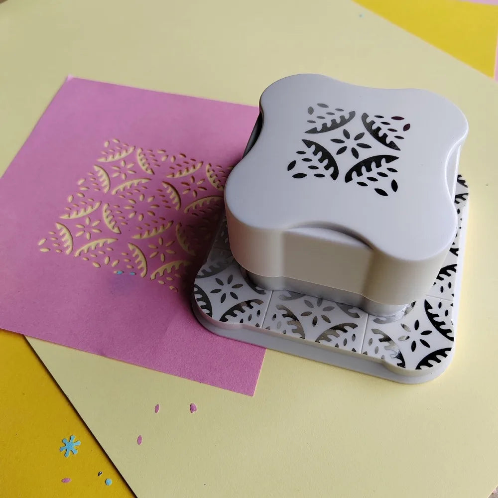 Magnetic Paper Hole Punch Handmade Crafts Tool Embossing Device Labor-Saving Punching Machine Paper Cutter Card Making Oasis Select Style 6
