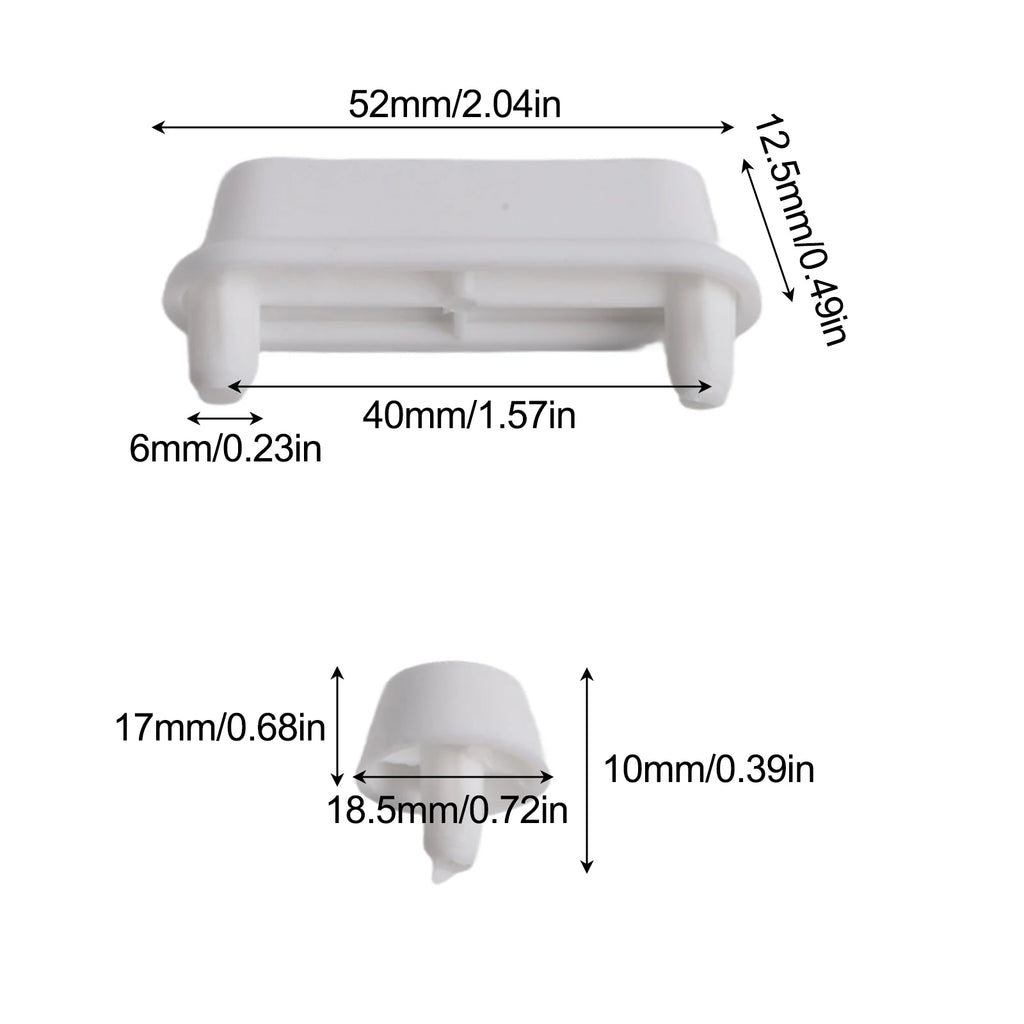 12pcs Toilet Seat Buffer Set Plastic Shock Absorber Toilet Seat Bumpers Toilet Seat Lid Pads Replacement Parts Oasis Select