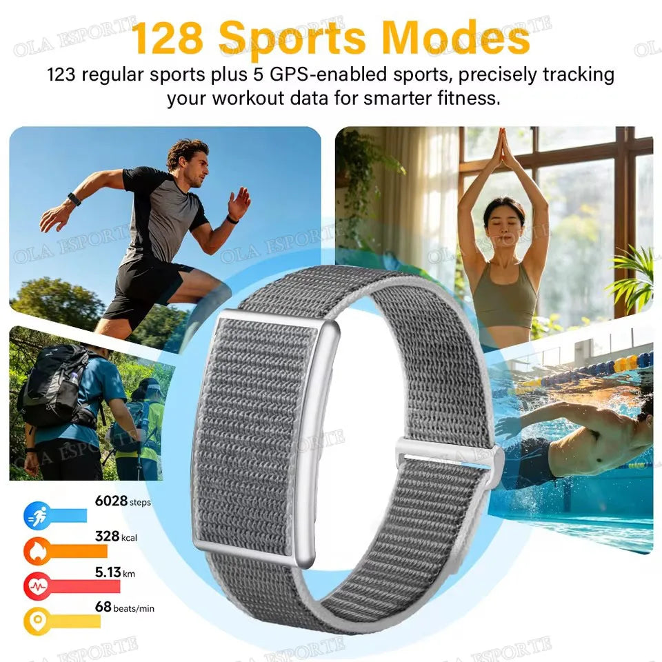 Ola Esporte No-Screen Fitness Band | Heart Rate, SpO2, IP68