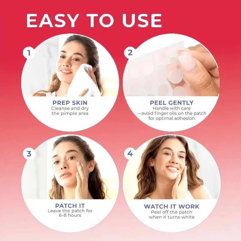 1200pcs/set of round hydrogel patch for acne coverage, which can effectively absorb acne secretion and mildly clean pores Oasis Select