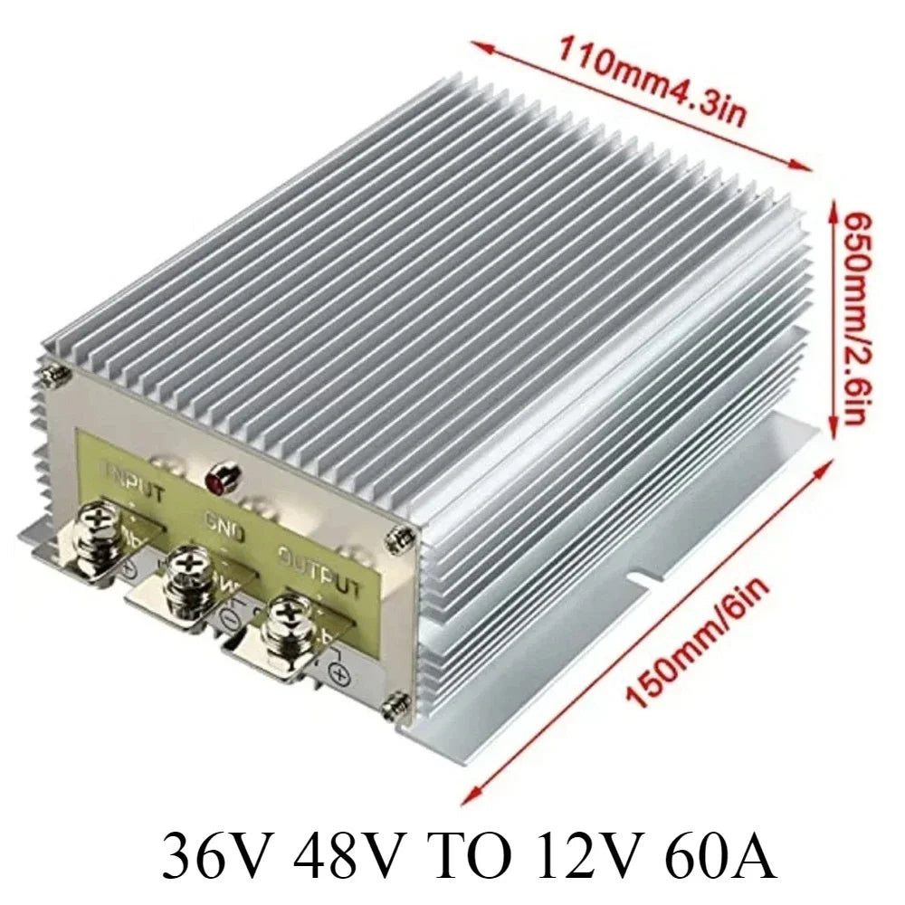 36V 48V TO 12V 13.8V 5A-60A Voltage Reducer Step Down DC DC Buck Converter 48 Volt to 13.8 Volt Buck Power Module Transformer Oasis Select 36V 48V TO 12V 60A China Mainland