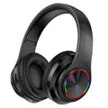 B39 Bluetooth Headphones RGB Lighting Noise Cancellation Foldable Headsets Over Ear Stereo HIFI Sports Headset TF Music Player Oasis Select black