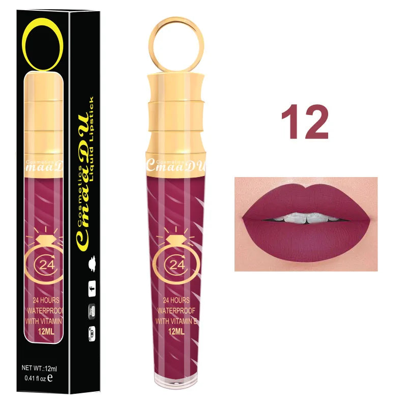 Cmaadu Matte Lip Gloss – Waterproof Long-Lasting Non-Stick