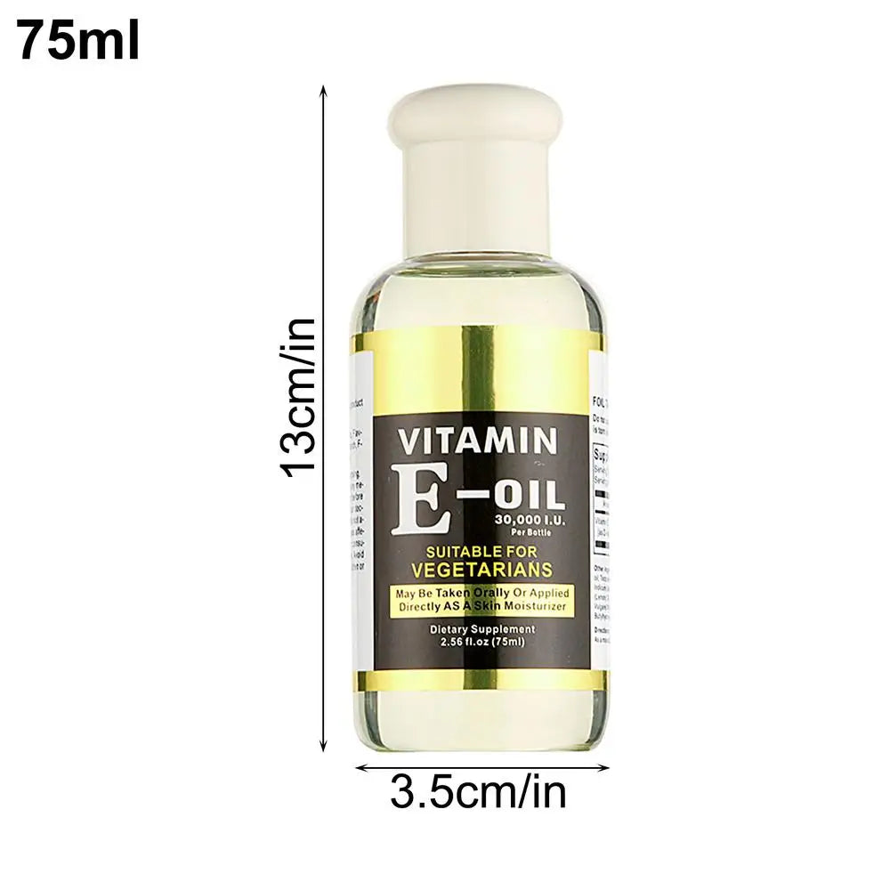 75ml Vitamin E Oil Face Serum Oil Shrink Pores Anti Wrinkle Aging Freckle Anti-wrinkle Lightens Dark Spots Repair Face Skin Care Oasis Select VE butter Other China Mainland