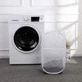 Large Foldable Mesh Laundry Basket | Portable Clothes Hamper