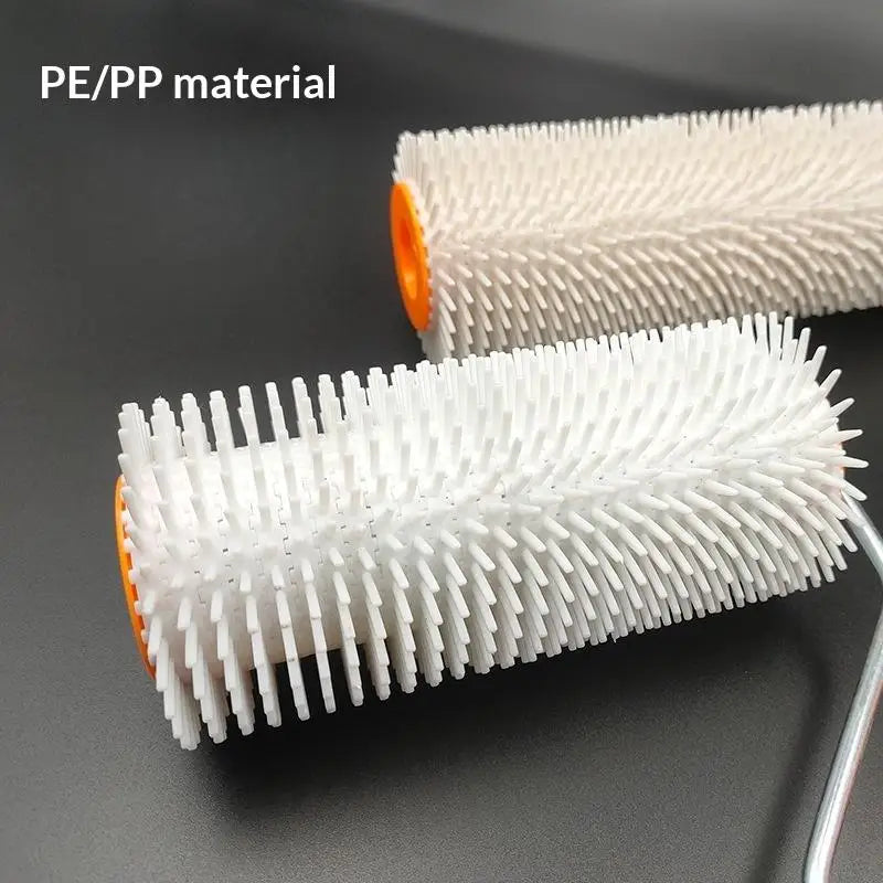 1PC 10/16/24CM Defoaming Drum Brush Spike Roller Latex Floor Self Compound Roller Leveling Screed Spiked Roller Paint Brush Roll Oasis Select