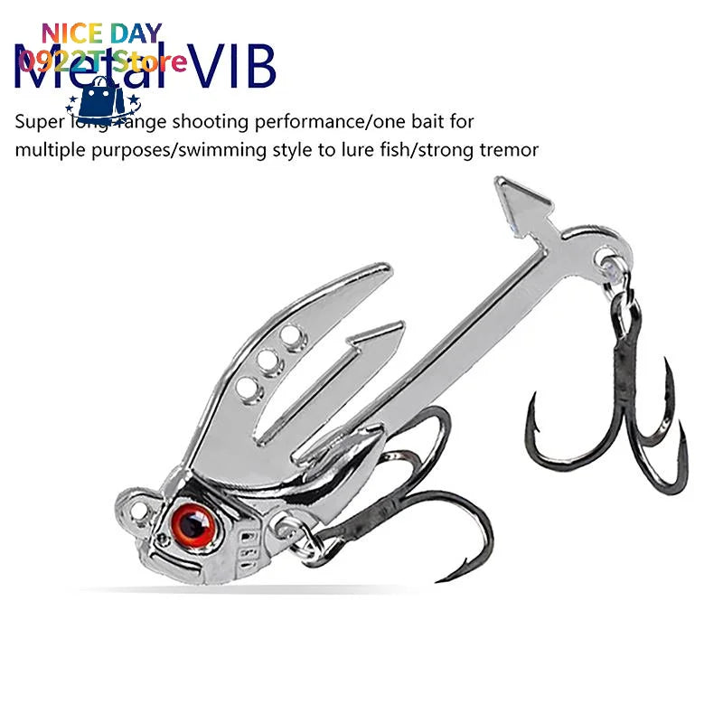 3D Metal VIB Fishing Lure Long Casting Artificial Hard Bait Universal Freshwater Saltwater Angling Tackle@#X Oasis Select