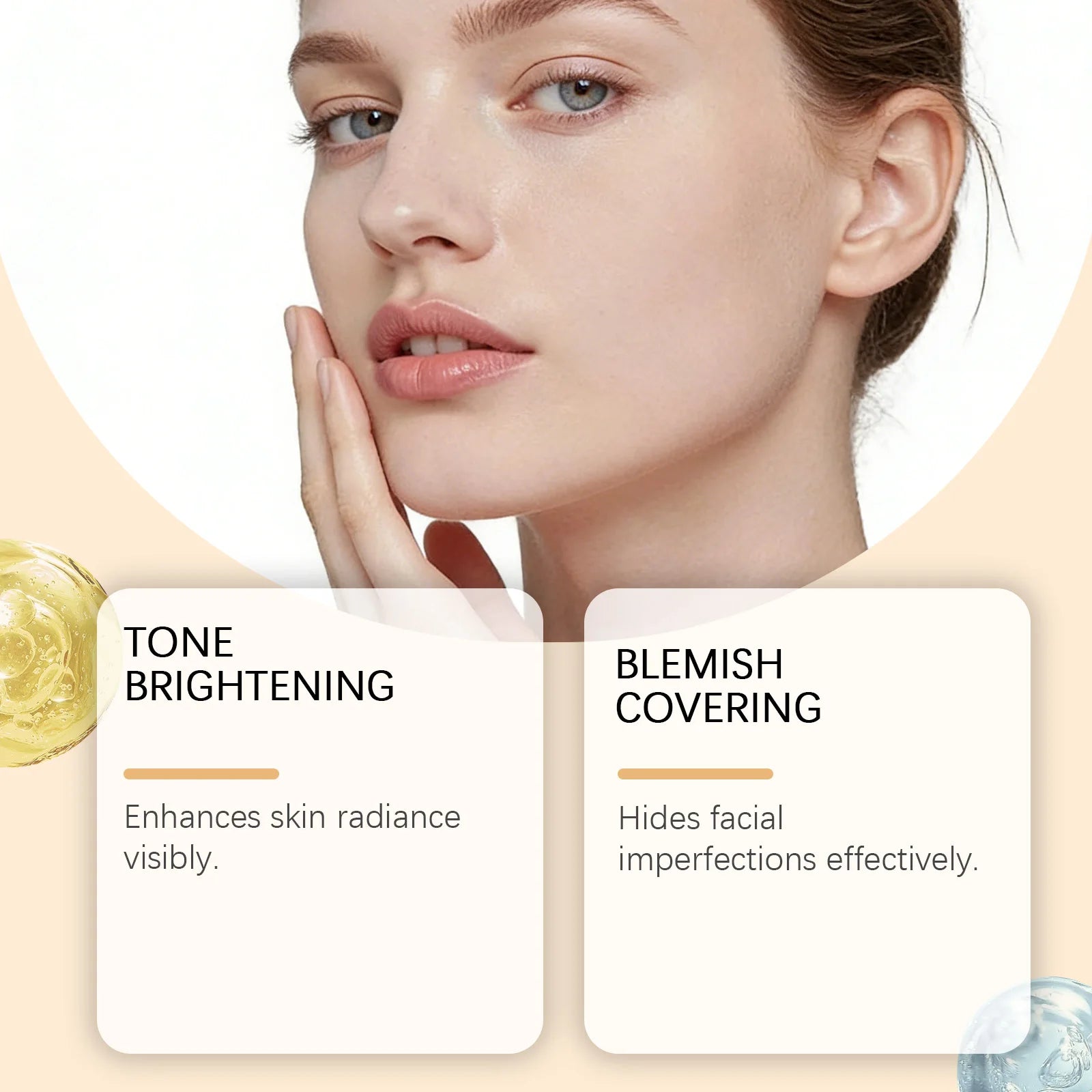 Brightening Ivory Eye Concealer Skin Glow Lightweight Luminous Evens Skin Tone Moisturizing Matte Clear Long-Lasting Hydrating Oasis Select