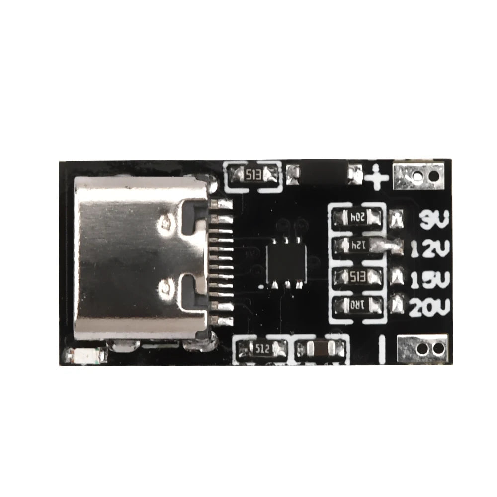 USB-C PD Trigger Board Module PD/QC Decoy Board Fast Charge USB Type-c to 12v High Speed Charger Power Delivery Boost Module Oasis Select only board