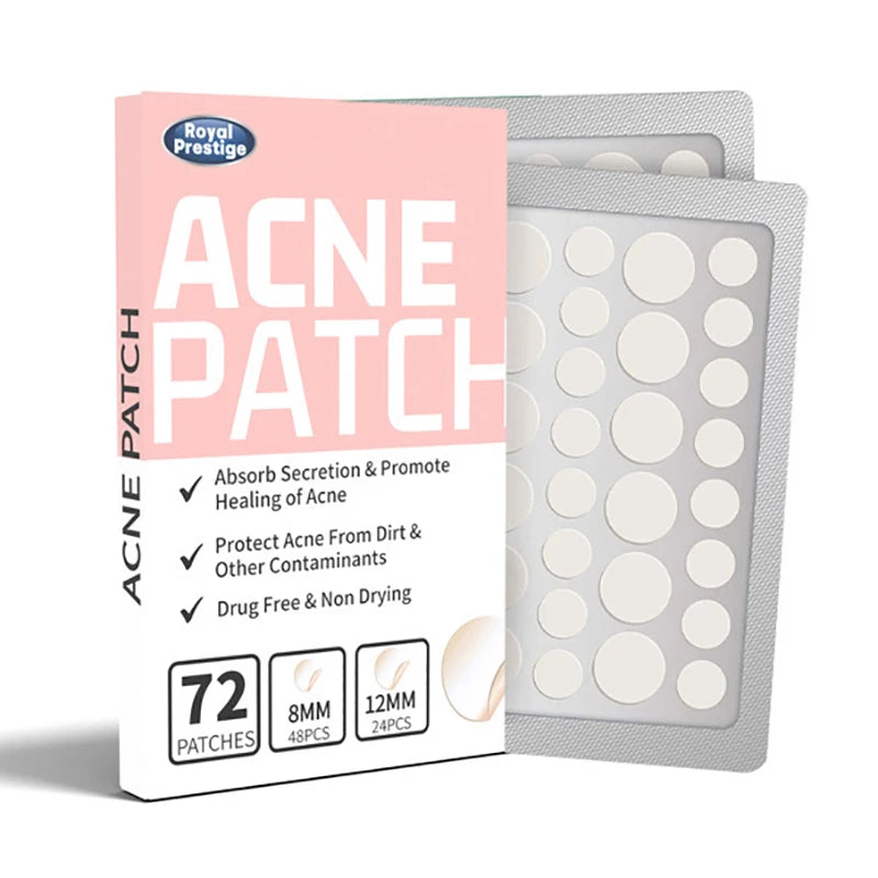 24-720pcs Hydrocolloid Invisible Breathable Pimple Patch Acne Removal Acne Cover Face Spot Pimple Patch Skin Care Stickers Oasis Select