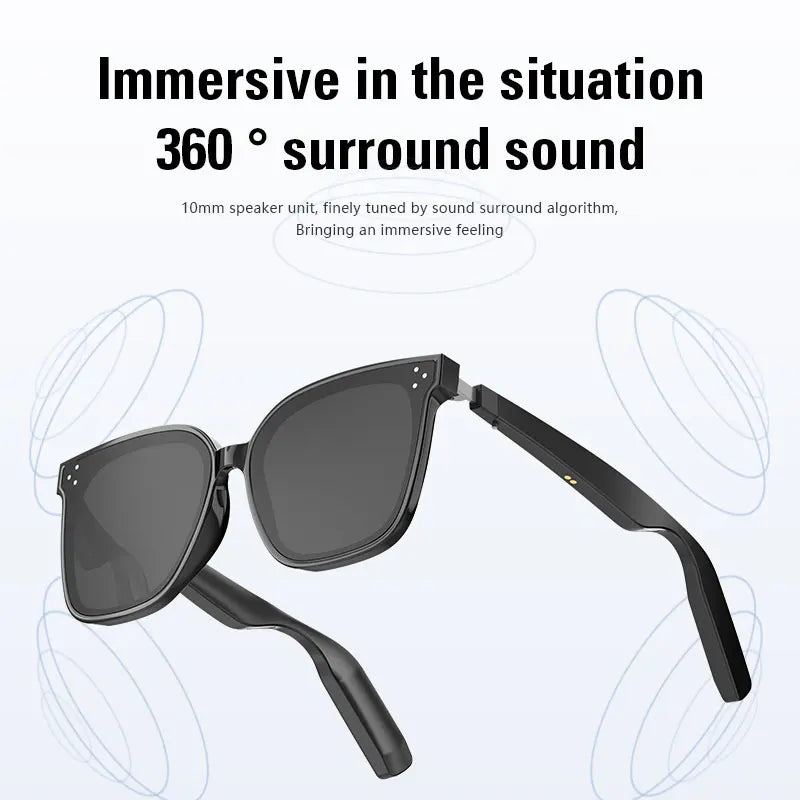 MINGCC Bluetooth Smart Glasses – Anti Blue Light Wireless Headset