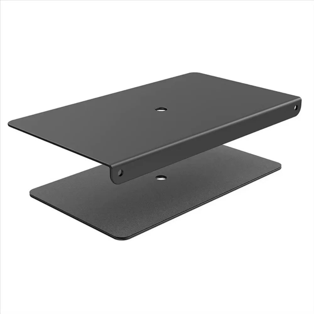 Monitor Reinforcement Bracket Steel Mount Reinforcement Plate For Thin Glass And Other Fragile Tabletop Fits Most Monitor Stand Oasis Select Black