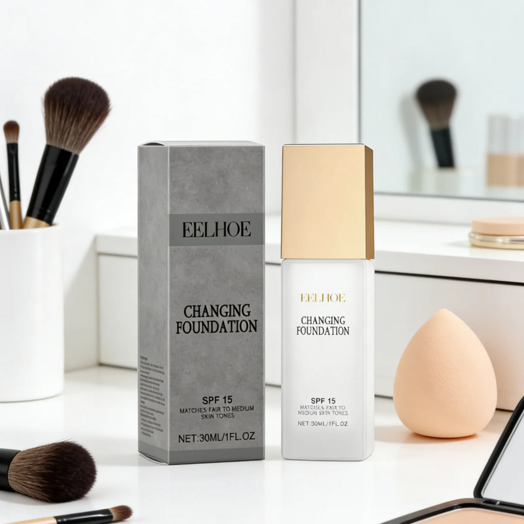 Eelhoe Color-Adapting Foundation – Full Coverage & SPF 30ml Color-Adapting Foundation Oasis Select
