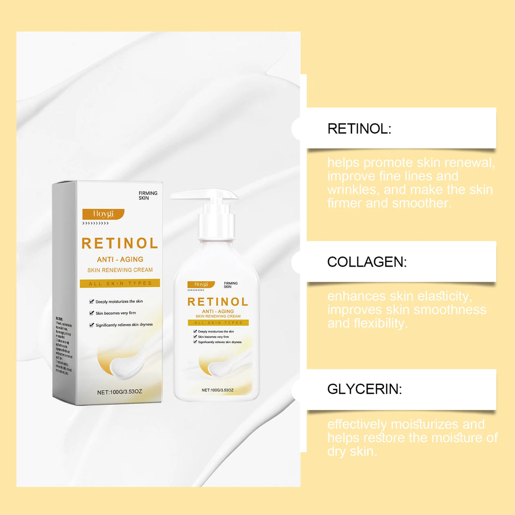 Hoygi Retinol Firming Cream – Anti-Aging & Skin Tightening Retinol Firming Cream Oasis Select