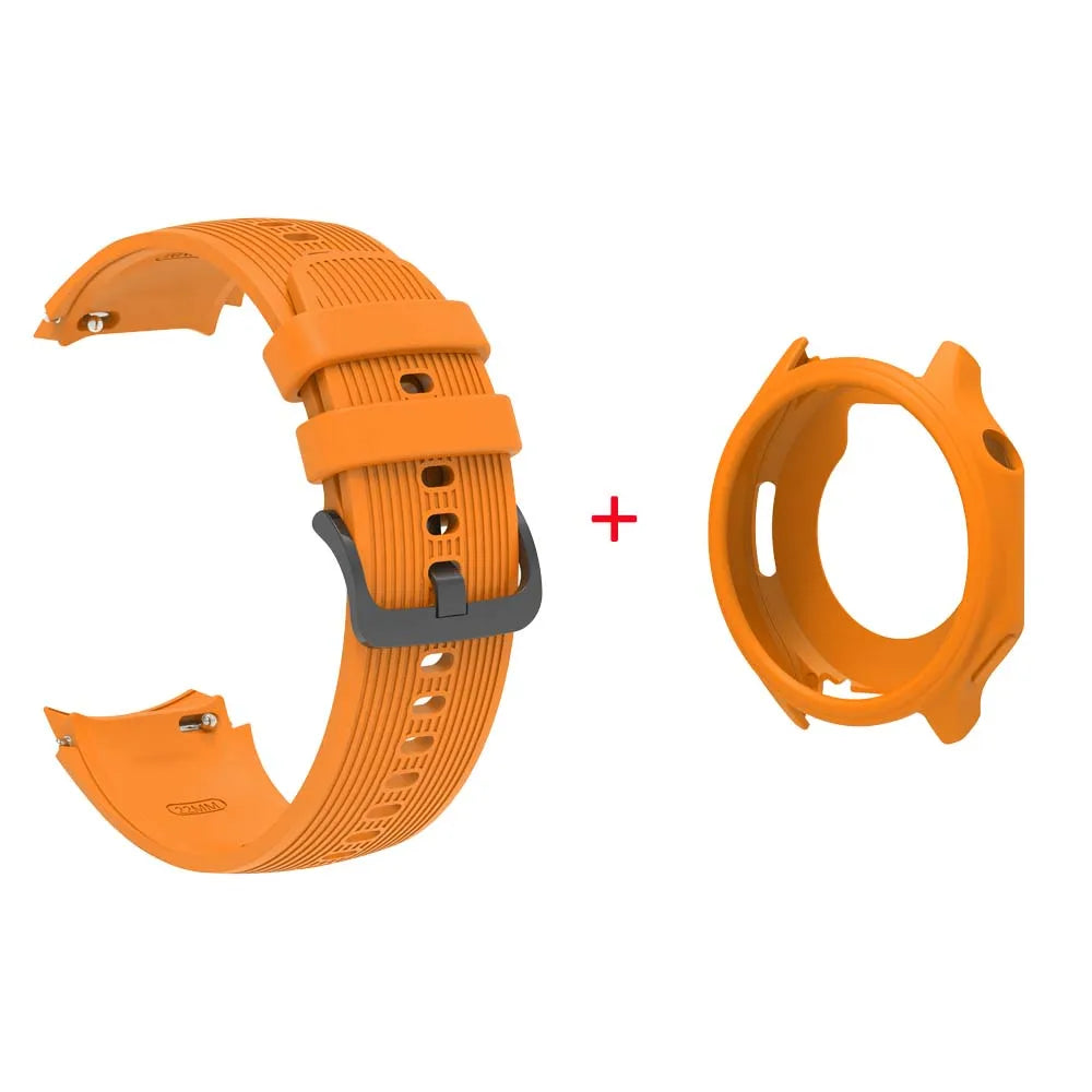 Silicone Watch Band & Case – OnePlus Watch 2/2R/3 & OPPO Watch X Smartwatch Band & Case Oasis Select Case Strap Orange OPPO X Oneplus 2
