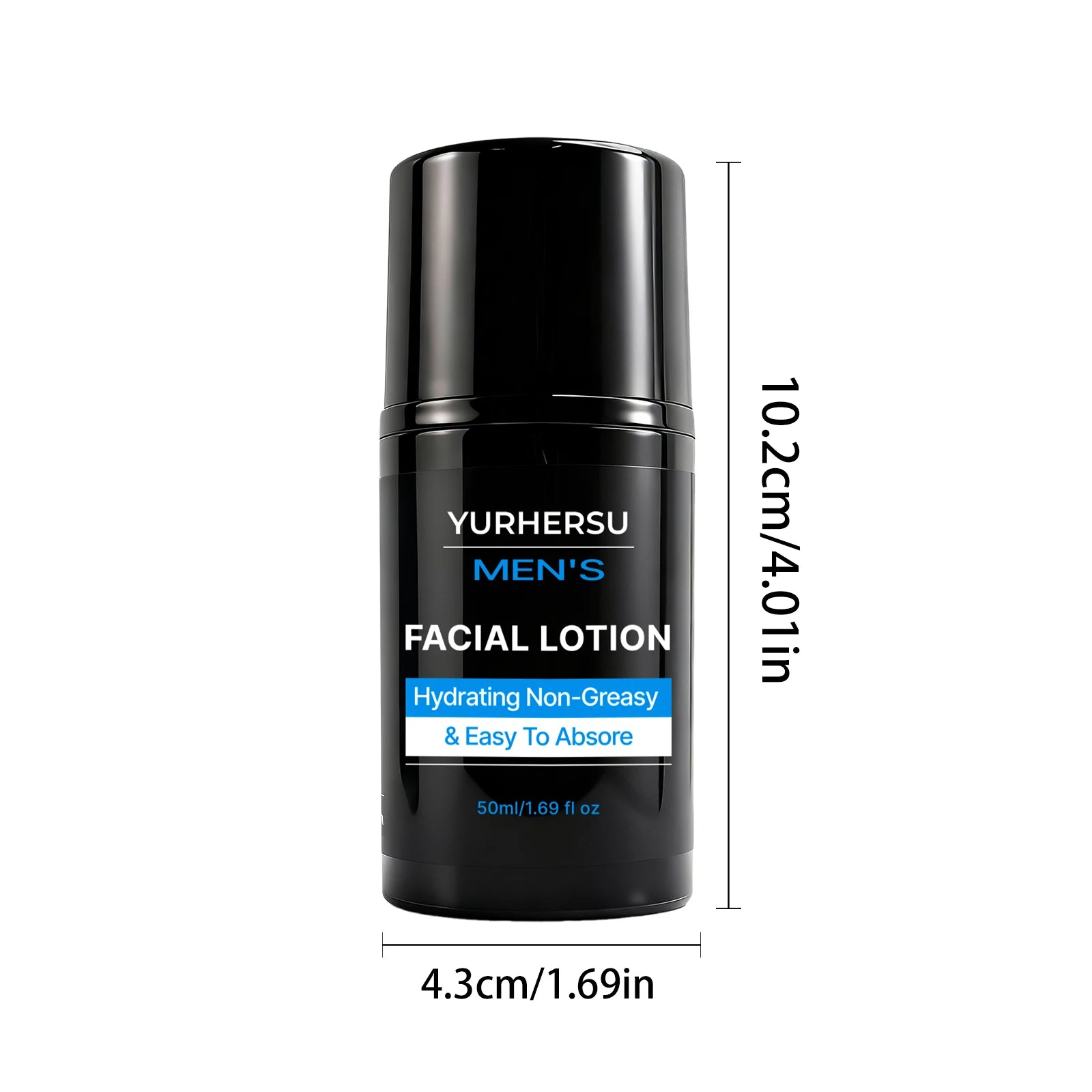 YURHERSU Men's Niacinamide Moisturizing Face & Body Lotion 50ml Men's Face Moisturizer Oasis Select