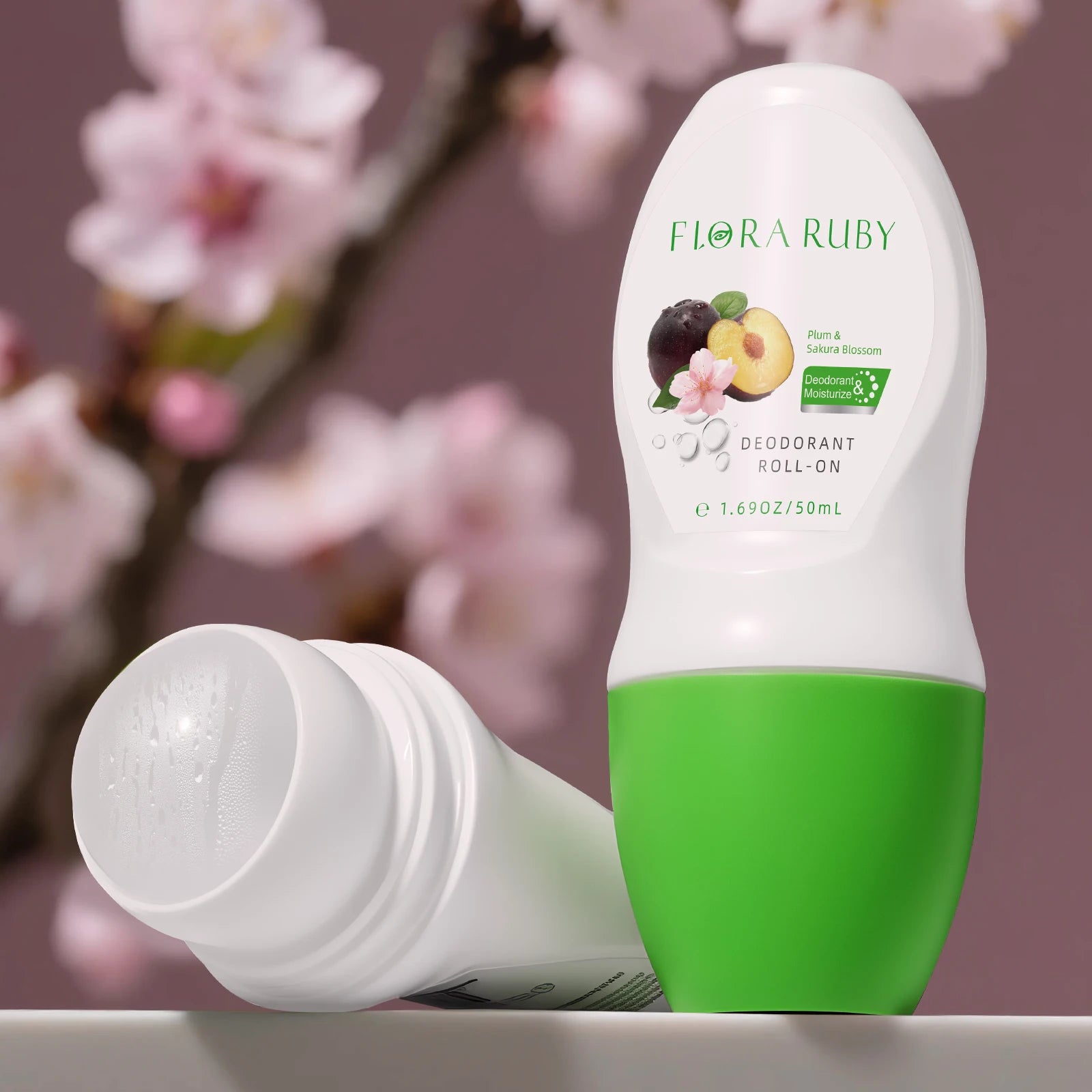 Body Deodorant roll on aluminum free deodorant ball provide 48hr odor protection Compact And Portable Suitable For Sport and use Oasis Select