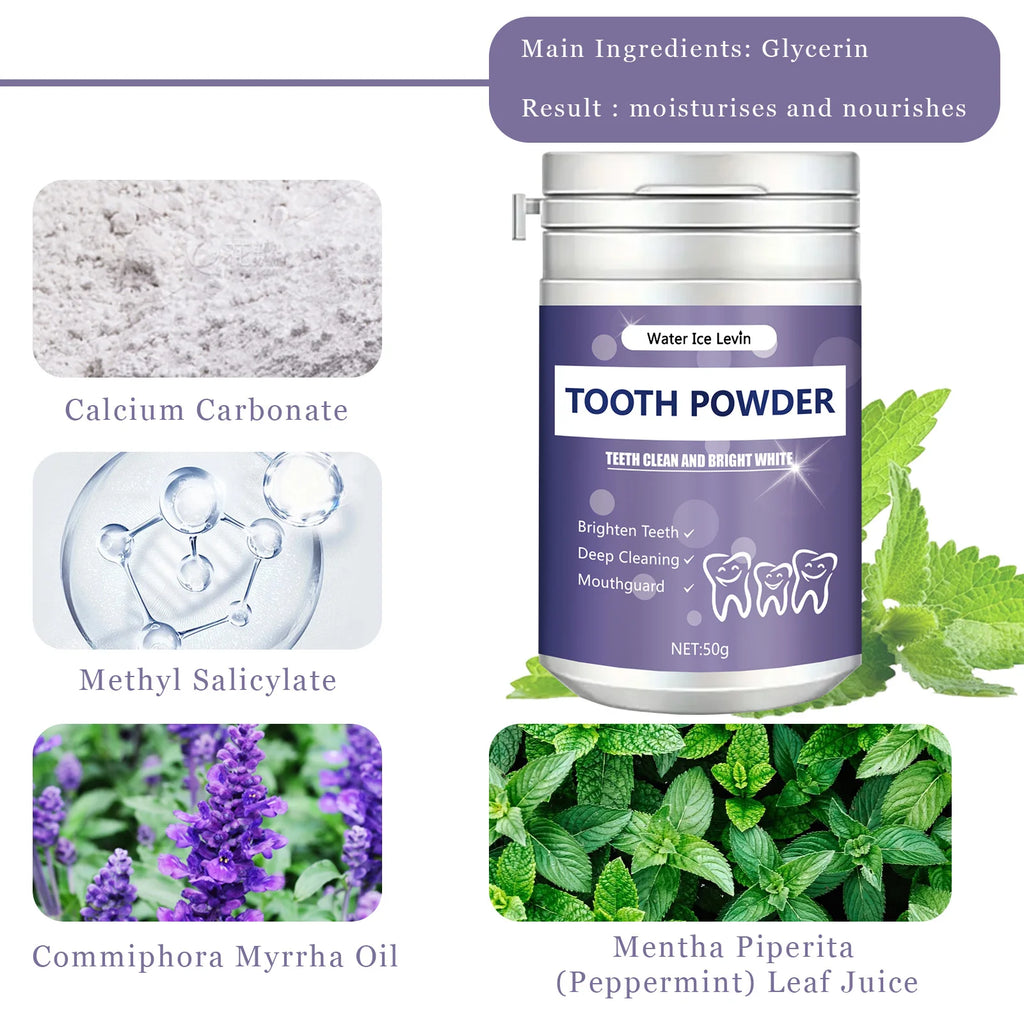 Pearl Tooth Powder – Whitening, Fresh Breath & Stain Removal Tooth Whitening Powder Oasis Select