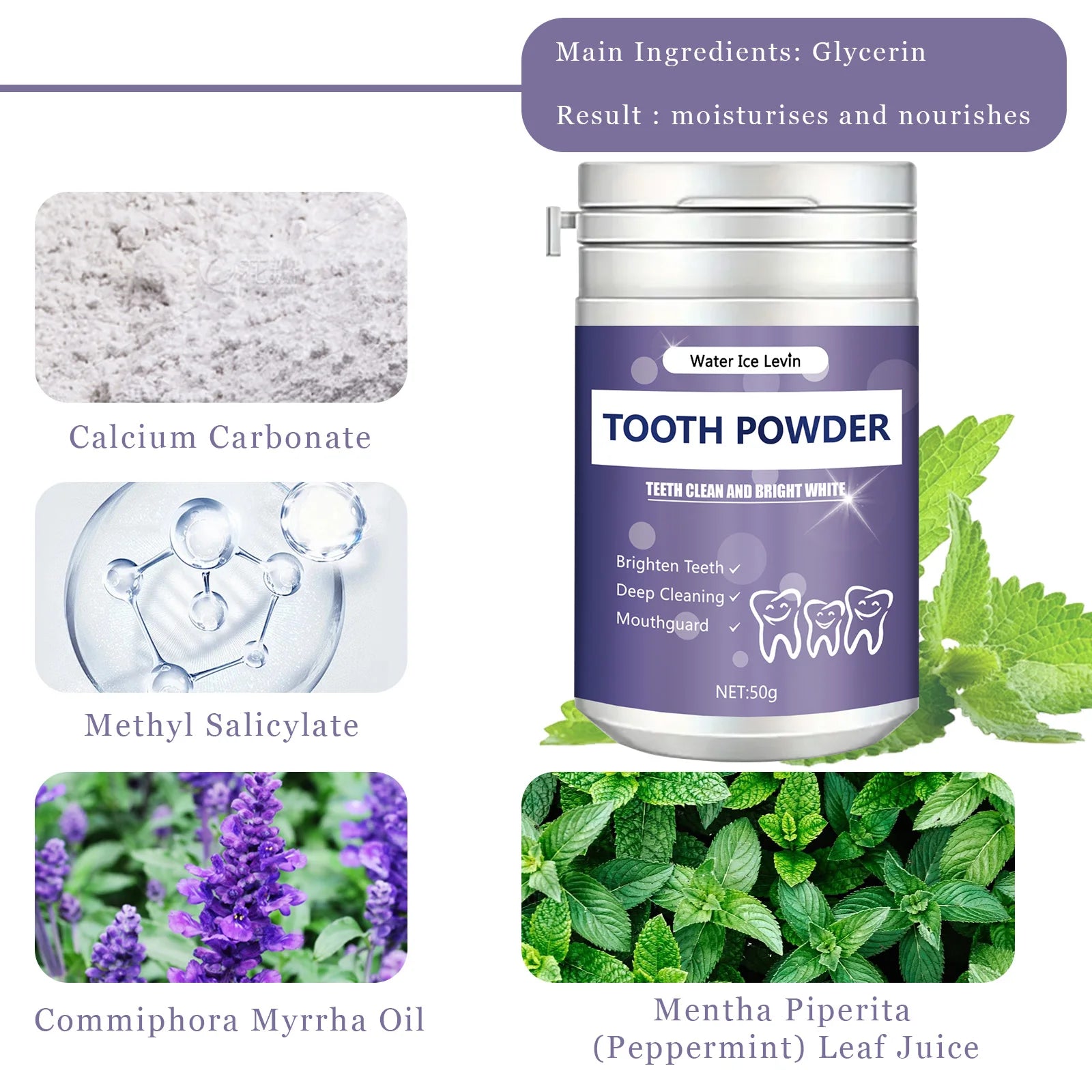 Pearl Tooth Powder – Whitening, Fresh Breath & Stain Removal Tooth Whitening Powder Oasis Select