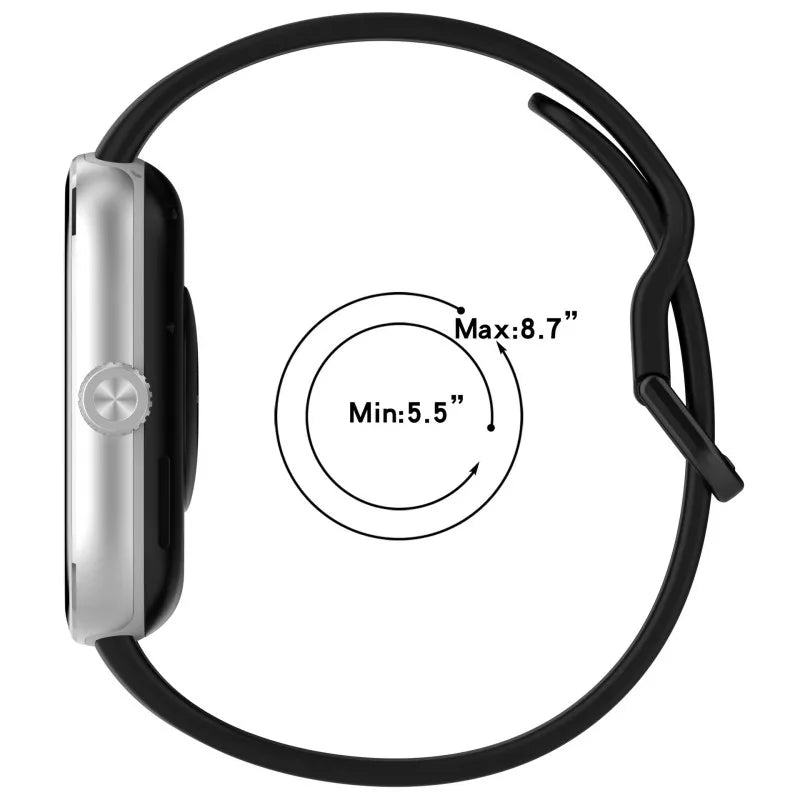 Silicone Strap for Redmi Watch 5 & 4 | Mi Band 9 Pro Band Watch Replacement Strap Oasis Select