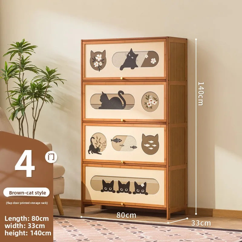 Bookcase integrated whole wall combination full wall bookcase display cabinet locker bookshelf against wall solid wood cabinet Oasis Select Brown 4-80