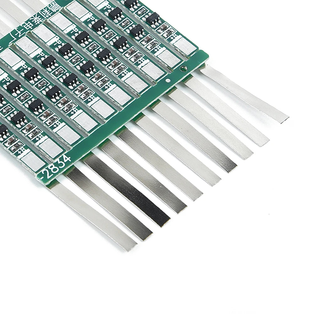 10Pcs Protection Board For 3.7V 18650 Li-Ion Lithium Battery W/ Solder Be JB 28*3mm Protectiive Board Replacement Oasis Select