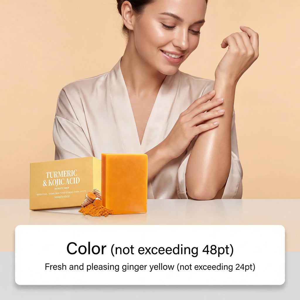 Turmeric Kojic Acid Soap – Brightening & Dark Spot Remover Brightening Bar Soap Oasis Select