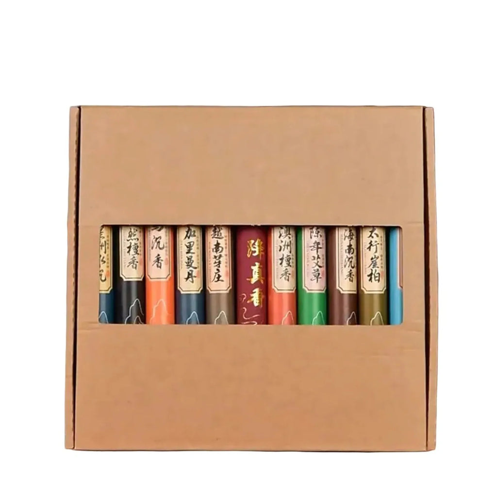 Natural Aromatherapy Gift Box – 11 Scents, Incense & Diffuser Aromatherapy Incense Set Oasis Select 11PCS 1 As shown