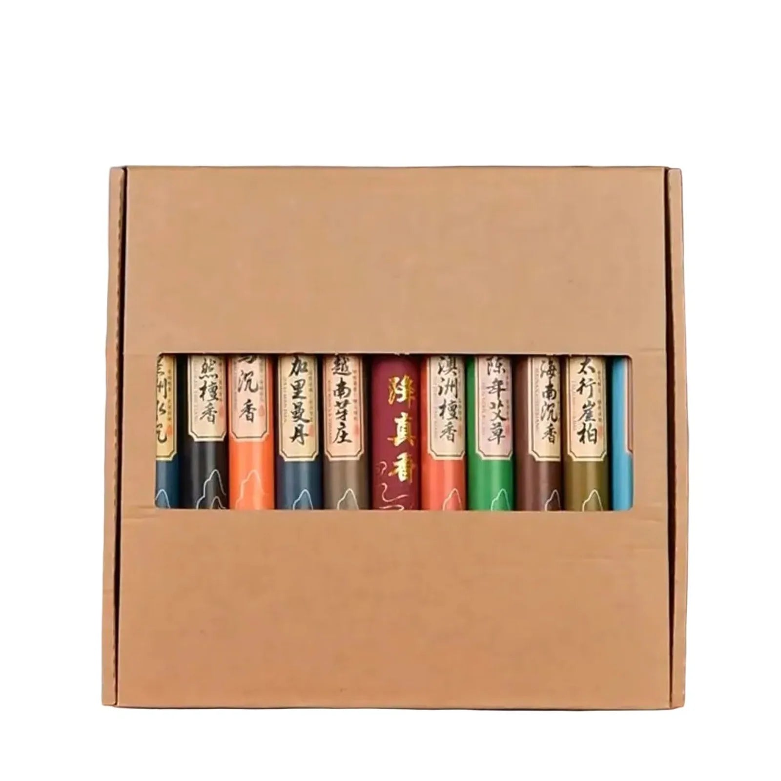 Natural Aromatherapy Gift Box – 11 Scents, Incense & Diffuser Aromatherapy Incense Set Oasis Select 11PCS 1 As shown