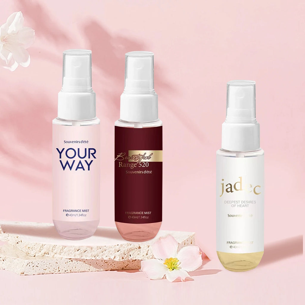 4-Piece Floral Body Perfume Spray – Alcohol-Free Women's Gift Set Body Fragrance Set Oasis Select