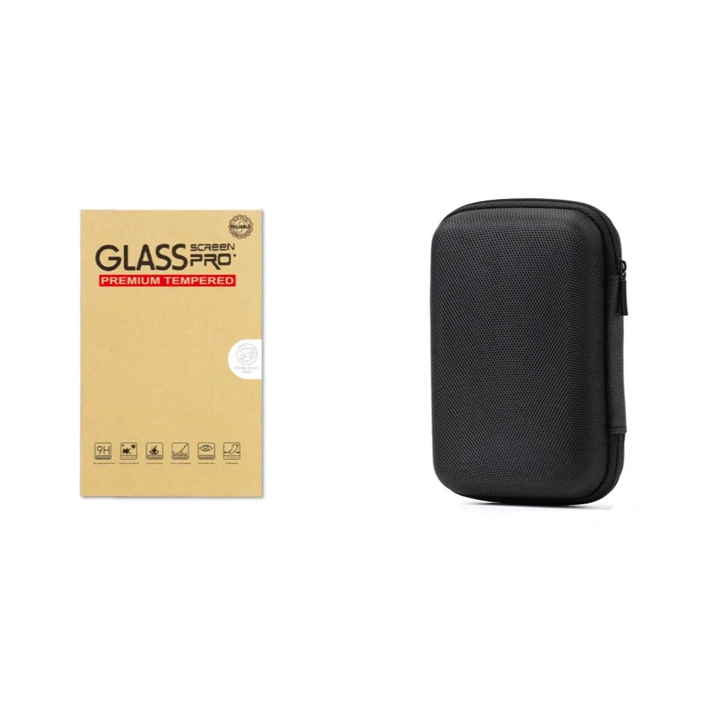 For Anbernic RG34XX Screen Protector Game Console Tempered Glass Film Portable Storage Bag Carring Case Game Accessories Oasis Select Set 01 China Mainland