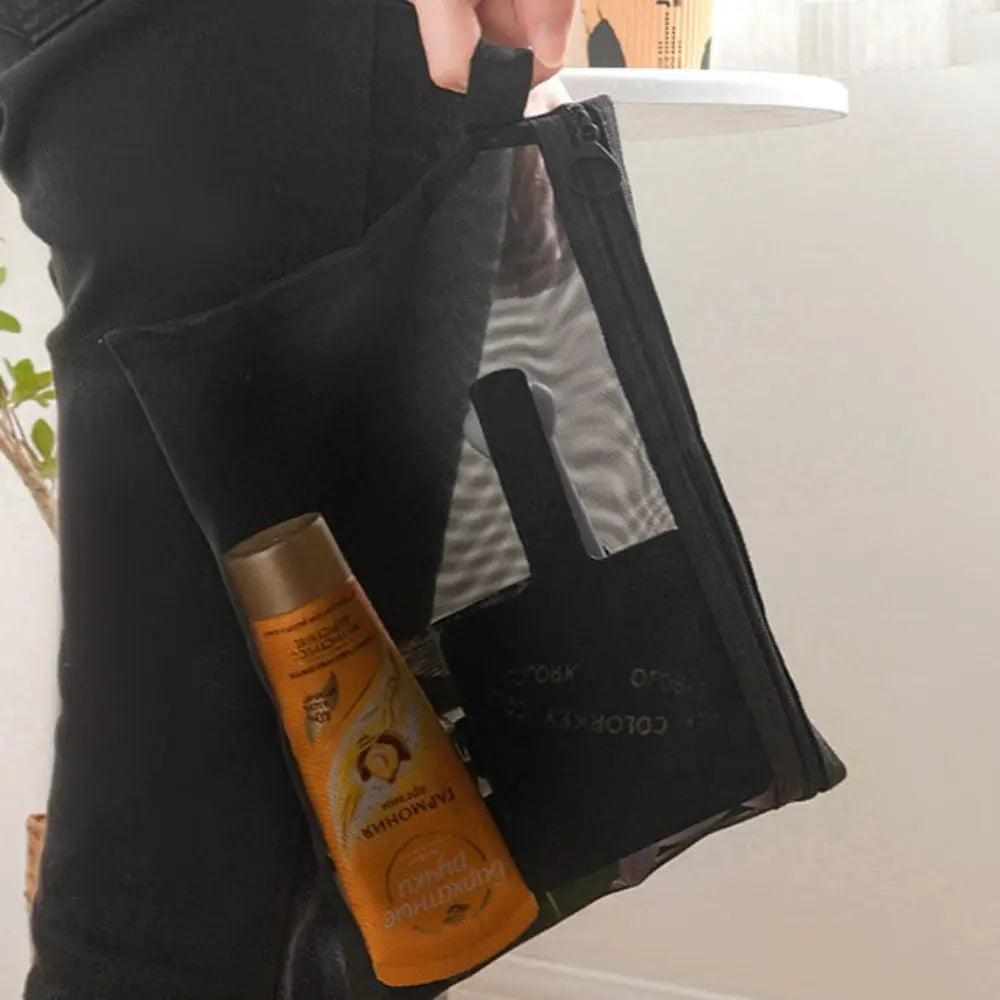 Mesh Zipper Cosmetic Bag | Travel Toiletry Organizer 3 Sizes Mesh Cosmetic Bag Oasis Select