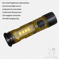 Hat Clip Light Flashlights For Outdoor Night Sport, Hands Release Pocket Caps Lamp, Rechargeable Clip On Light Oasis Select Plastic Orange
