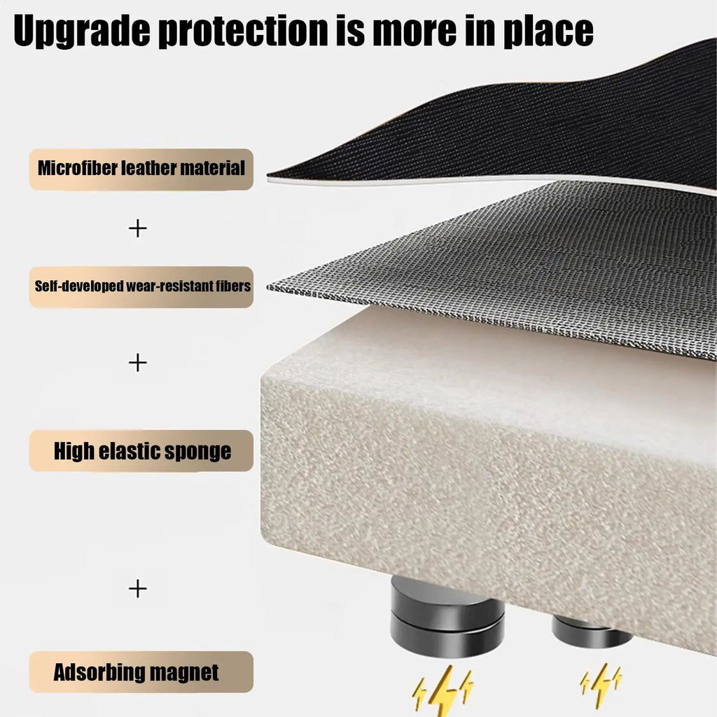 Car door anti-collision strip Magnetic Folding Connected Style Body Side Edge Guard Decorative Anti-scratch Edge Protection Oasis Select