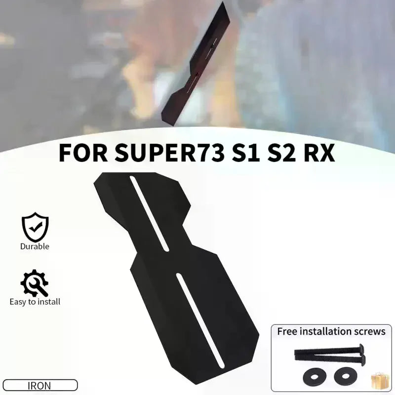 Middle For Ebike,Central Mudguard Mud Guard For Electric Bike Ridstar Q20/Super 73 S1 S2 RX Z1 Oasis Select