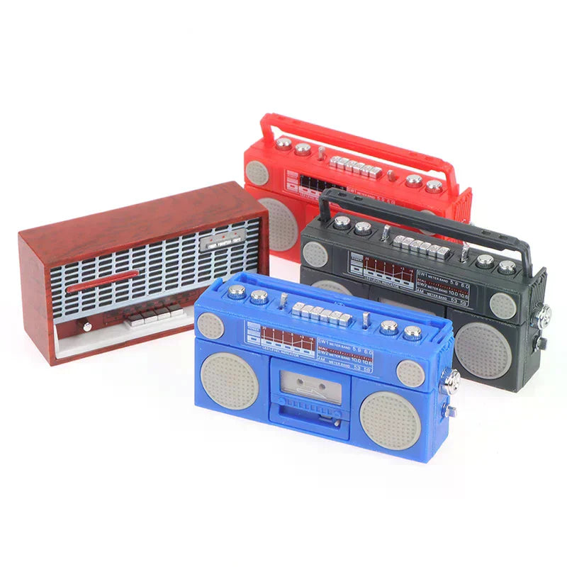 1:12 Dollhouse Miniature Radio Model Recorder Player Toy Doll Furniture Decor Oasis Select