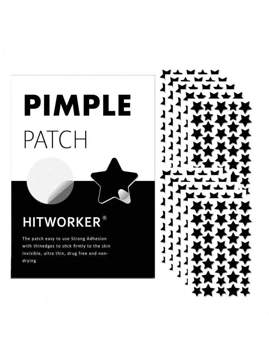 800/400/200pcs/box star shaped - containing tea tree oil acne patch, alcohol free, non irritating absorption of acne secretions Oasis Select 400pcs