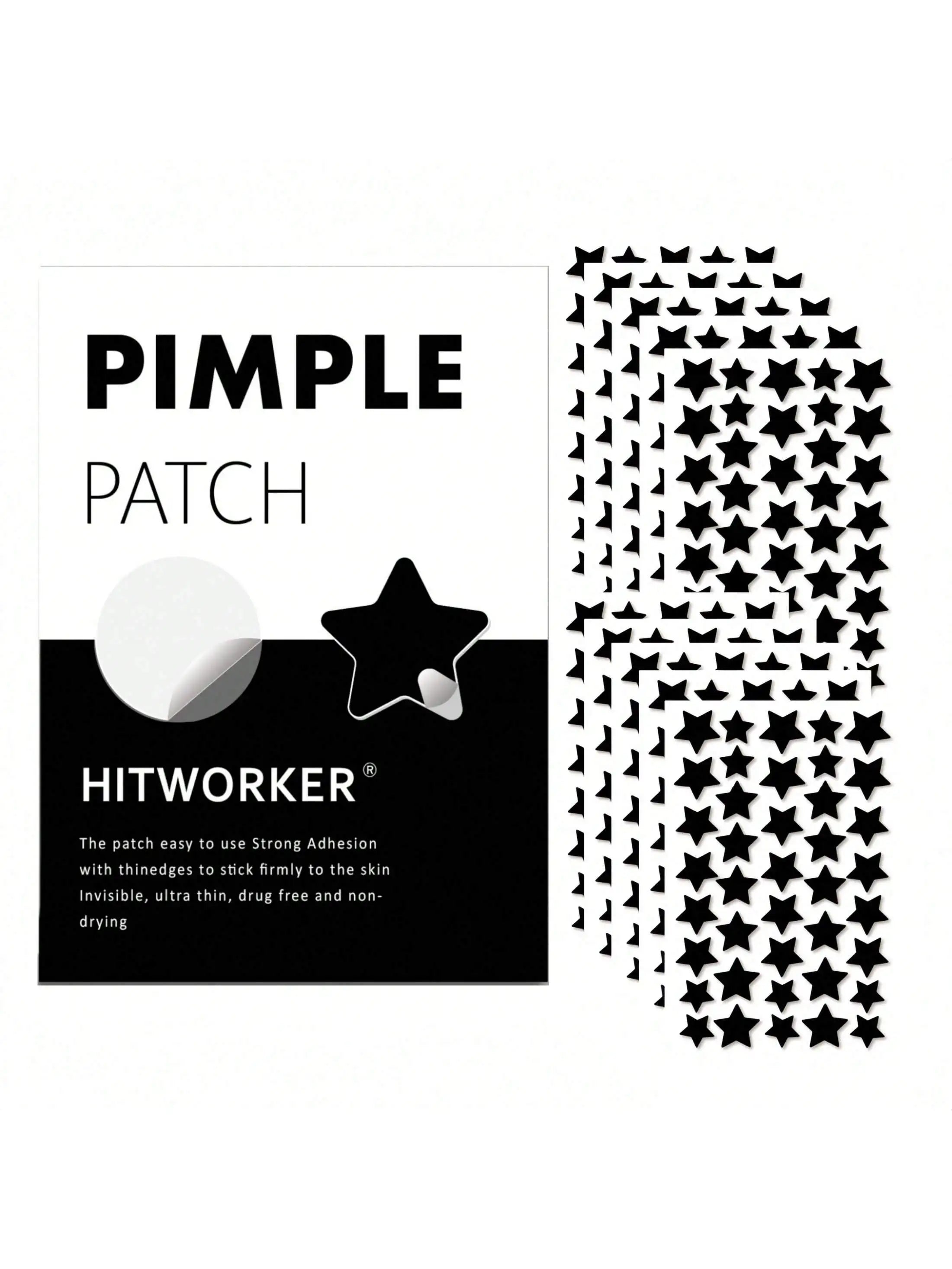 800/400/200pcs/box star shaped - containing tea tree oil acne patch, alcohol free, non irritating absorption of acne secretions Oasis Select 400pcs